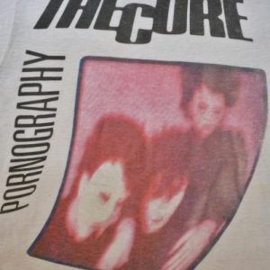 VINTAGE 1982 THE CURE PORNOGRAPHY T-SHIRT