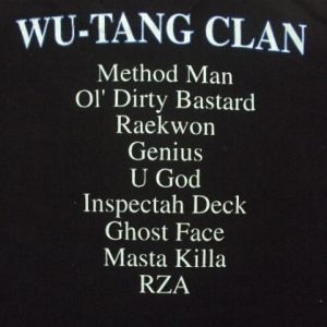 VINTAGE WU TANG CLAN T-SHIRT
