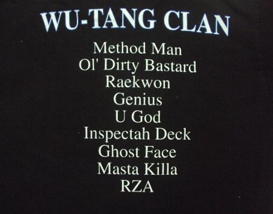 VINTAGE WU TANG CLAN T-SHIRT