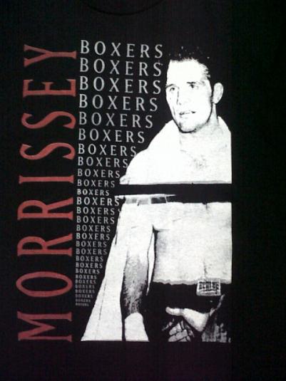 VINTAGE 90S MORRISSEY BOXERS TOUR T-SHIRT | Defunkd