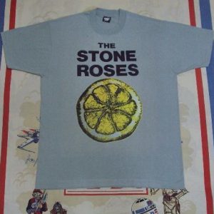 VINTAGE THE STONE ROSES LEMON T SHIRT