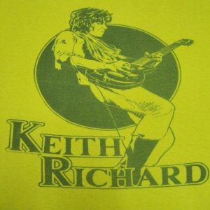 VINTAGE 70'S KEITH RICHARD T-SHIRT