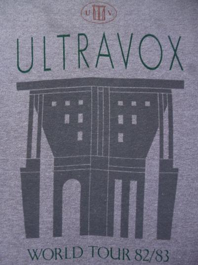VINTAGE 1982/83 ULTRAVOX TOUR T-SHIRT