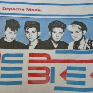 RARE VINTAGE 80s DEPECHE MODE T-SHIRT