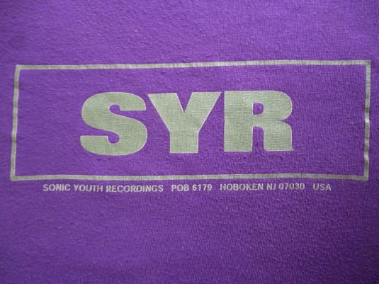 VINTAGE 90S SONIC YOUTH RECORDINGS T-SHIRT