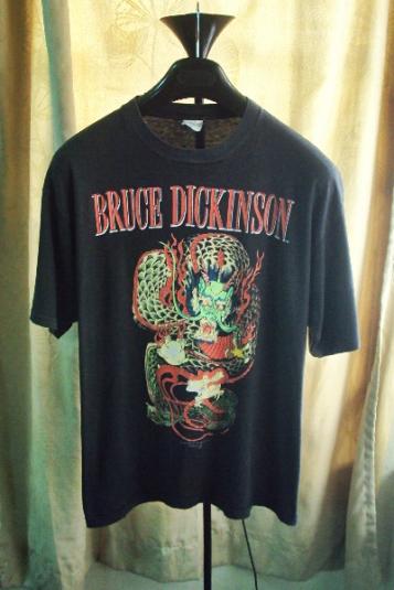 VINTAGE 1990 BRUCE DICKINSON TOUR T-SHIRT