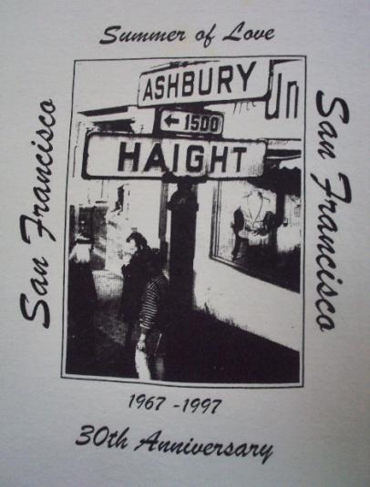 VINTAGE ASHBURY HAIGHT PSYCHEDELIC T SHIRT