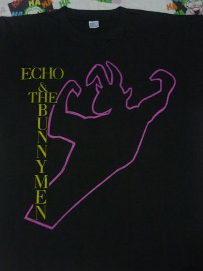 VINTAGE 1987 ECHO & THE BUNNYMEN TOUR T-SHIRT