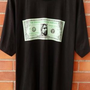 VINTAGE NIRVANA NEVERMIND ONE DOLLAR KURT COBAIN T-SHIRT