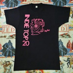 VINTAGE LATE 80'S INDIE TOP 20 PROMO T-SHIRT