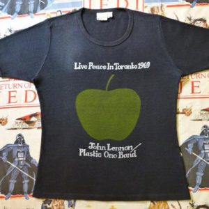 1969 70'S JOHN LENNON/PLASTIC ONO BAND CONCERT T-SHIRT