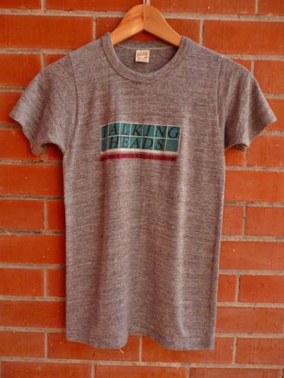 VINTAGE 1978 TALKING HEADS BUILDING AND FOOD T-SHIRT