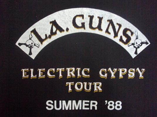 VINTAGE 1988 LA GUNS TOUR T-SHIRT | Defunkd