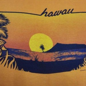 VINTAGE 80'S HAWAII SUNSET T-SHIRT