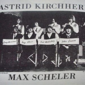 RARE ASTRID KIRCHHERR & MAX SCHELER THE BEATLES VINTAGE