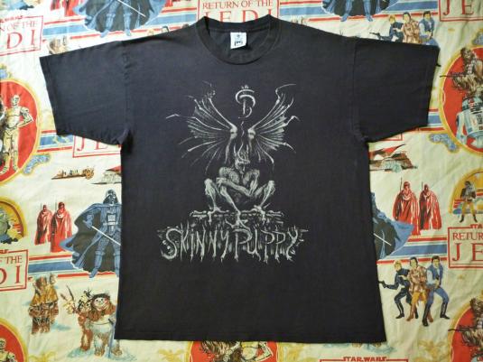 VINTAGE 1992 SKINNY PUPPY LAST RIGHTS TOUR T-SHIRT