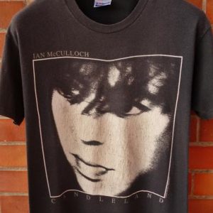 VINTAGE 1989 IAN McCULLOCH CANDLELAND T-SHIRT