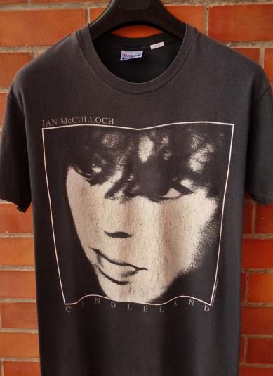 VINTAGE 1989 IAN McCULLOCH CANDLELAND T-SHIRT