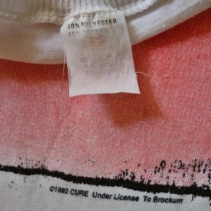 VINTAGE 1992 THE CURE WISH TOUR T-SHIRT