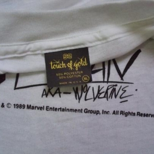 VINTAGE 1989 WOLVERINE X MEN T-SHIRT