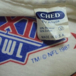 Vintage 87/88 SUPERBOWL T-SHIRT
