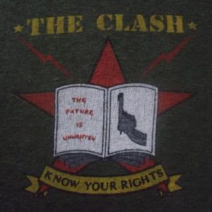 VINTAGE THE CLASH 1982 NORTH AMERICAN TOUR