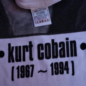Vintage 1994 Kurt Cobain Tribute T-Shirt