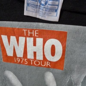1975 THE WHO TOUR T-SHIRT