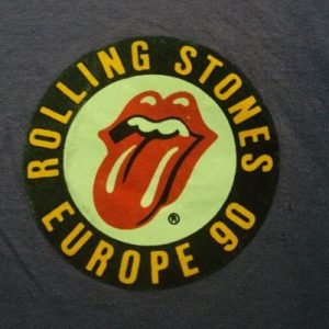 VINTAGE 1990 THE ROLLING STONES TOUR T-SHIRT