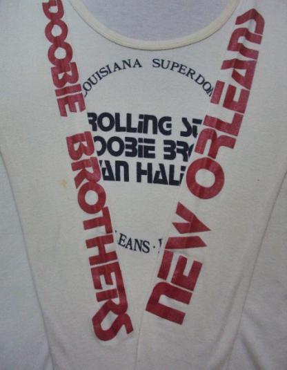 VINTAGE 1978 THE ROLLING STONES DOOBIE BROTHERS TOUR T-SHIRT