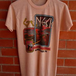 Vintage 1978 GENESIS World Tour T-Shirt
