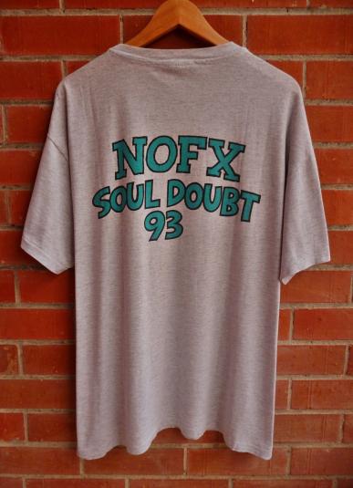VINTAGE 1993 NOFX SOUL DOUBT TOUR T-SHIRT | Defunkd