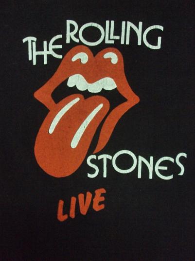 VINTAGE 1982 THE ROLLING STONES T-SHIRT