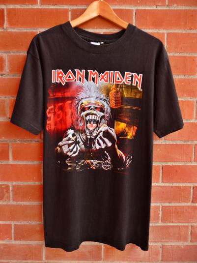 Vintage 1993 IRON MAIDEN A Real Dead One 666 Fm T-Shirt
