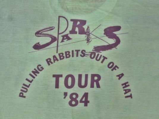 VINTAGE 1984 SPARKS TOUR T-SHIRT