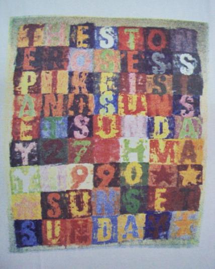 VINTAGE THE STONE ROSES SPIKE ISLAND CONCERT 1990