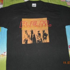 Vintage 90s R.E.M. Tour Concert Promo album rare T-shirt