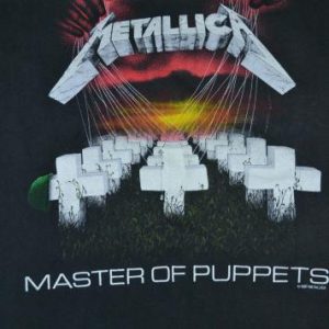 Vintage 1987 METALLICA Master of Puppets promo T-shirt