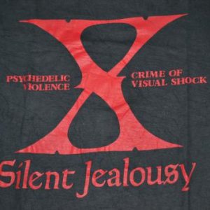 Vintage 90s X JAPAN Silent Jealousy Tour Promo T-shirt
