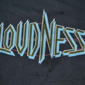 Vintage 1985 LOUDNESS World Circuit Chapter 1 Tour T-shirt