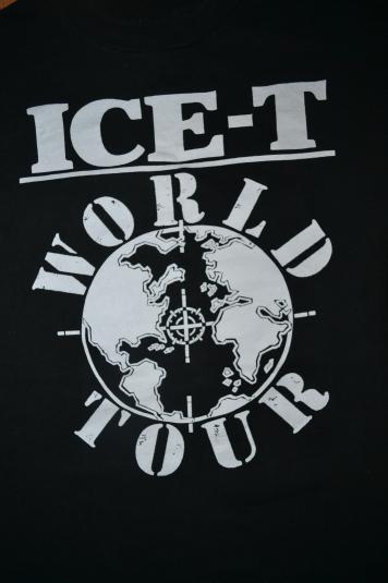 Vintage 90s ICE-T World Tour T-shirt