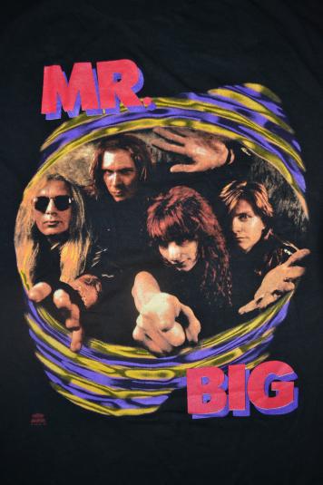 Vintage 1992 MR BIG Live and Kickin’ promo T-shirt