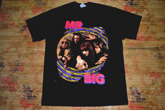 Vintage 1992 MR BIG Live and Kickin’ promo T-shirt