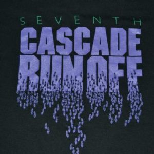 Vintage NIKE Cascade Run Off blue tag original 1984 T-shirt