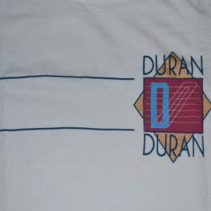 Vintage 80s DURAN DURAN Seven and the Ragged Tiger promo T-s