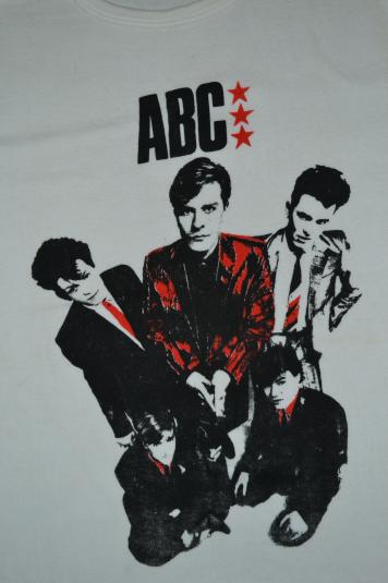 Vintage 1982 ABC Tour Concert Promo New Wave t-shirt