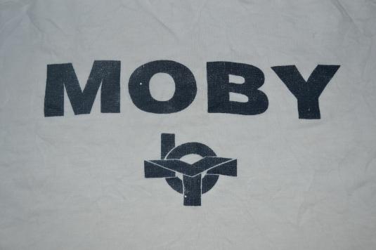 Vintage 90s MOBY Rave New World Tour Concert T-shirt