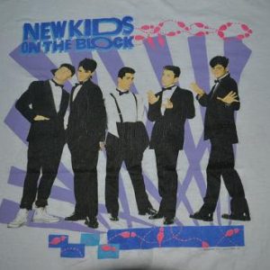 Vintage 1989 New Kids On The Block Tour Concert T-shirt