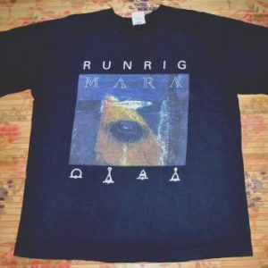 Vintage 90s RUNRIG Mara Concert Promo Scottish Rock T-shirt
