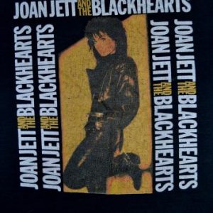 VINTAGE 80s JOAN JETT AND THE BLACKHEARTS CONCERT TOUR SHIRT